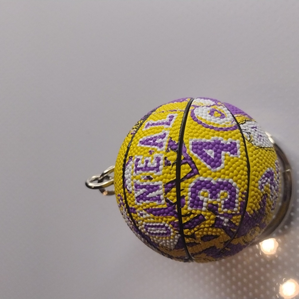 Basketball keychain